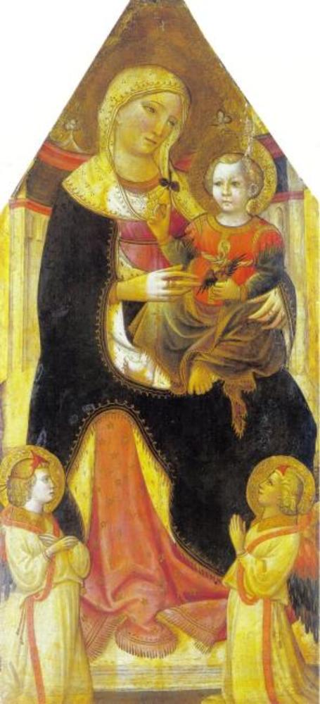 Enthroned Madonna and Child with Angels, 1416, Giovanni dal Ponte