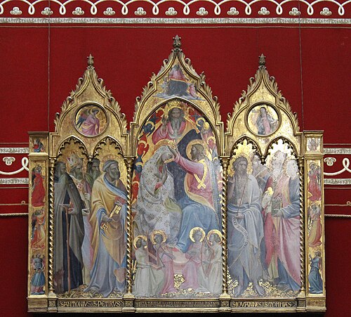 Le Couronnement de la Vierge, 1425, Giovanni dal Ponte
