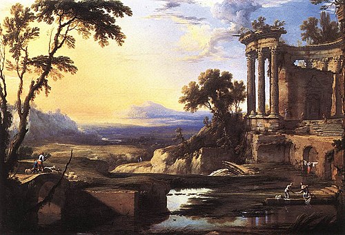 Landscape with Ruins, 1650, Pierre Patel