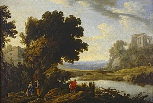 Landscape in the Roman Campagna, , Pierre Patel