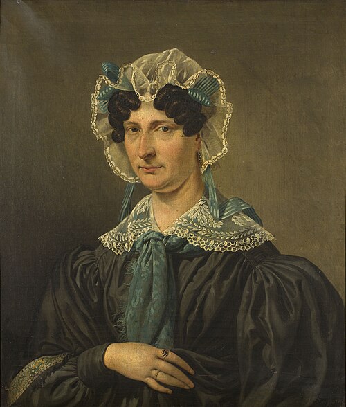Portrait de Marie-Albertine De Vigne-Vantroostenberghe, 1900, Félix De Vigne