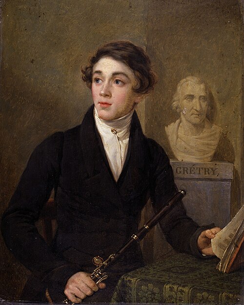 Portrait of the Musician Jean De Vigne, , Félix de Vigne