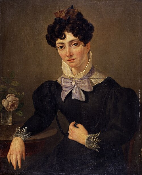 Portrait of the Wife of the Musician Jean De Vigne, , Félix de Vigne