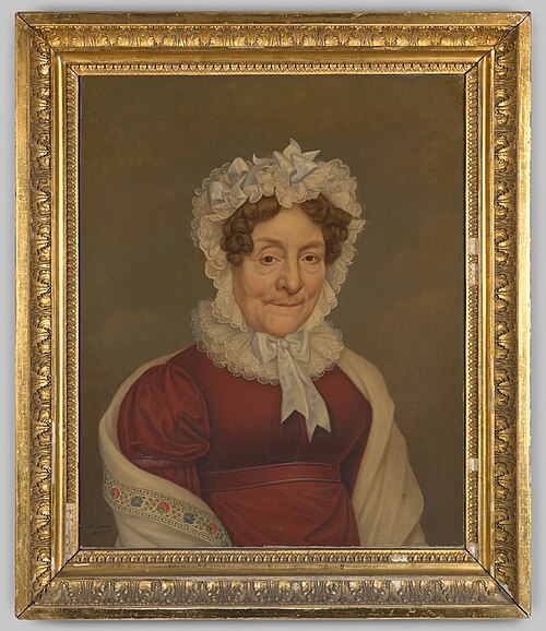 Portrait of Wilhelmina Carolina Petronella van Loben Sels (1761-1829), 1825, Conrad von Lumm