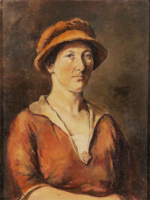 Portret Coby Palache-de Pinto, 1921, David van Oven