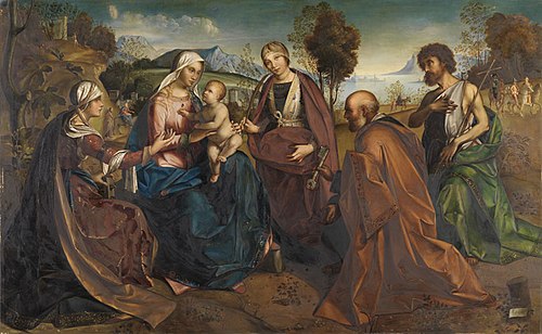 Verlobung der Heiligen Katharina, , August Wolf