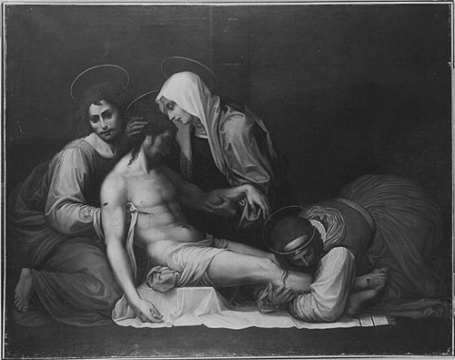 Die Beweinung Christi (nach Fra Bartolomeo), 1875, August Wolf