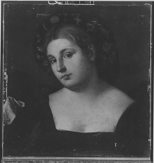 Bildnis einer Dame (nach Pordenone), , August Wolf