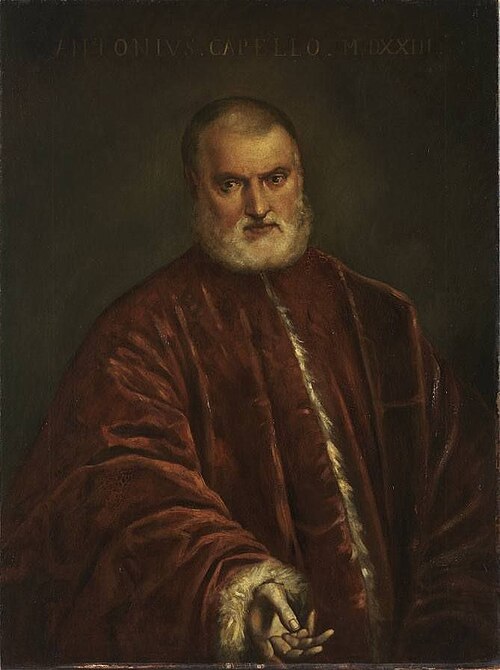 Der Prokurator Antonio Cappello (nach Tintoretto), 1872, August Wolf