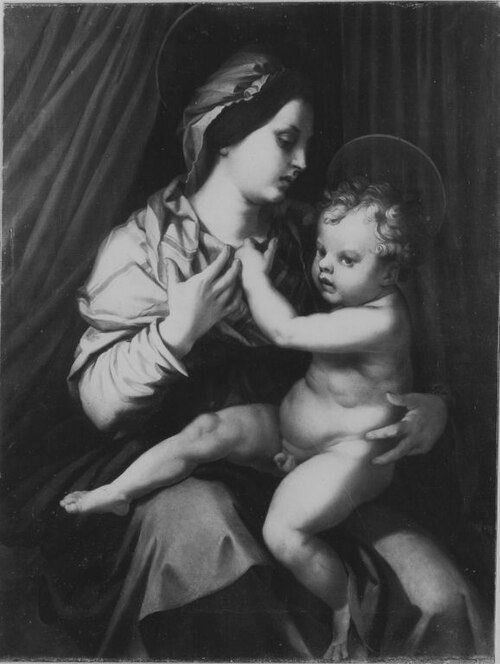 Madonna (nach Andrea del Sarto), 1875, August Wolf