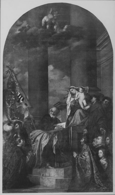 Die Madonna des Hauses Pesaro (nach Tizian), 1872, August Wolf