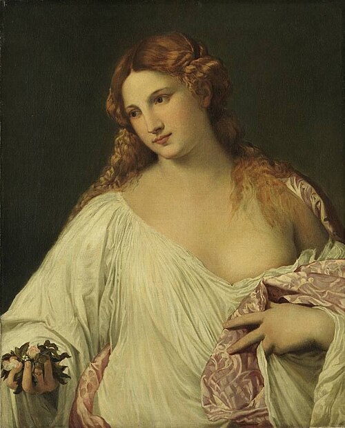 Flora (nach Tizian), 1879, August Wolf