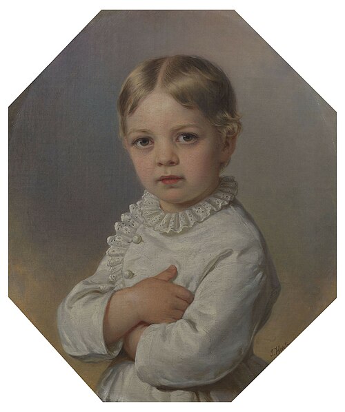 Prince Emich of Leiningen (1866-1939), 1868, Joseph Hartmann
