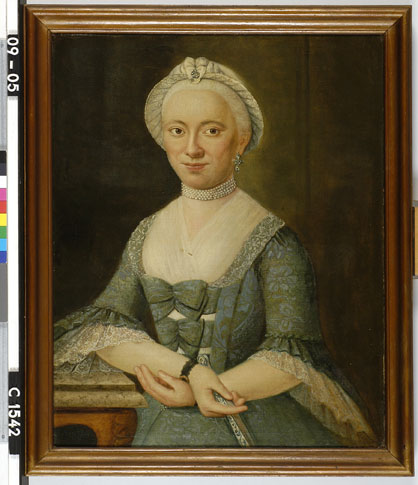 Portret van Frederica Wilhelmina Biebericher (1747-1809), 1770, J. van Hien
