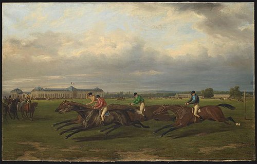 Course à Chantilly : prix d'Orléans, 1836, Pierre Vernet