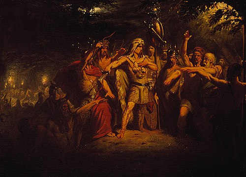 Anno 70. Claudius Civilis spoort de Batavieren tot opstand aan, 1850, Barend Wijnveld