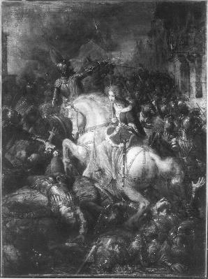 Anno 1417. Willem van Arkel sneuvelt, 1866, Barend Wijnveld