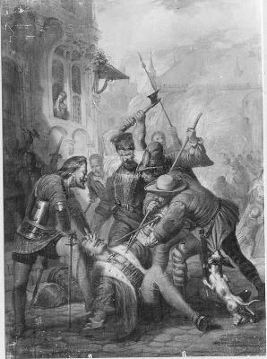 Anno 1492. Het Kaas- en Broodvolk te Haarlem, 1866, Barend Wijnveld