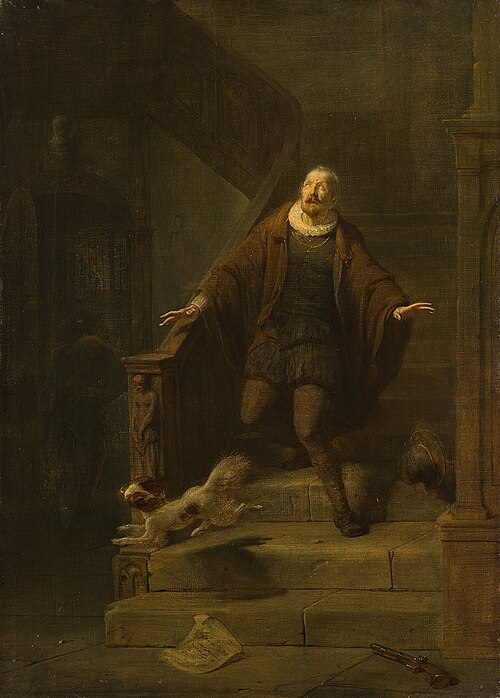 Anno 1584. De moord op Willem van Oranje, 1850, Barend Wijnveld