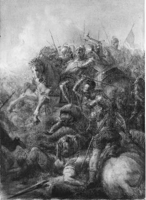 Anno 1574. De slag op de Mookerheide, 1866, Barend Wijnveld