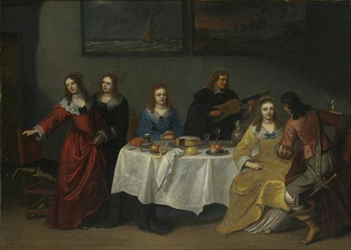 Merry Company, 1660, Christoffel Jacobsz van der Laemen