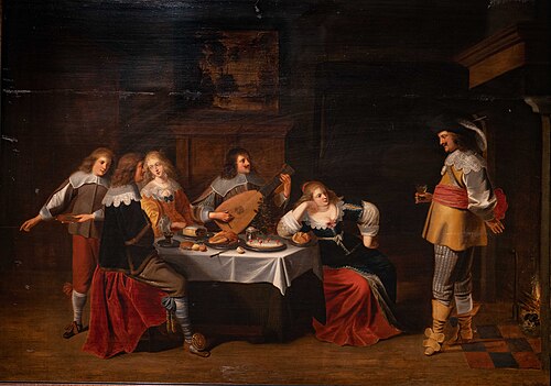 Le concert, 1640, Christoffel Jacobsz van der Laemen