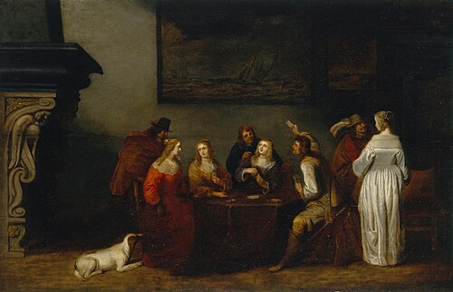 Card Players, 1650, Christoffel Jacobsz van der Laemen