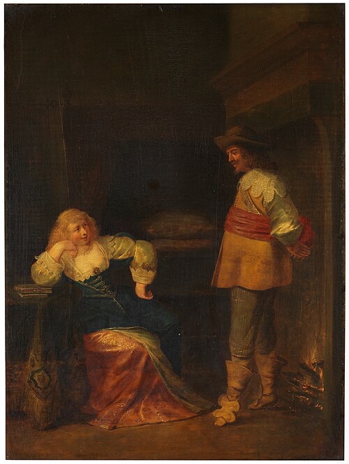Scene with soldier, 1626, Christoffel Jacobsz van der Laemen
