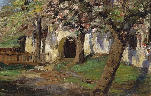 Blühende Apfelbäume, 1906, Olga Wisinger-Florian