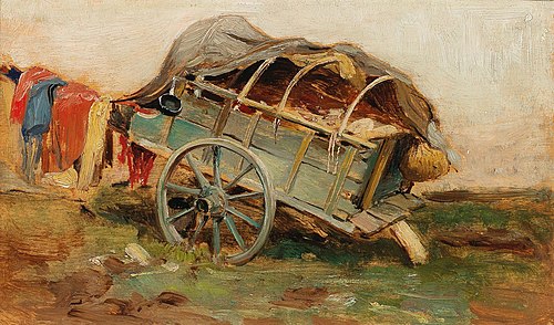Hay Cart, 1926, Olga Wisinger-Florian