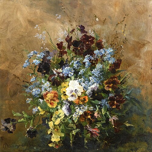 Still Life with Pansies, , Olga Wisinger-Florian