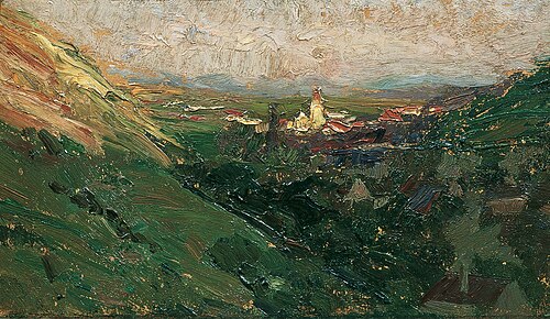 Blick auf das Kahlenberger Dorf, , Olga Wisinger-Florian