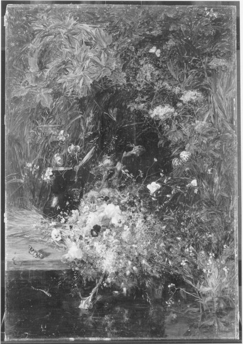 Feldblumen am Wasser (Frühlingsblumen), 1888, Olga Wisinger-Florian