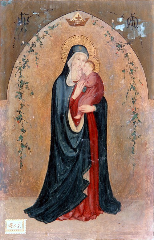 Virgen con el Niño, 1900, Ángel María de Barcia Pavón
