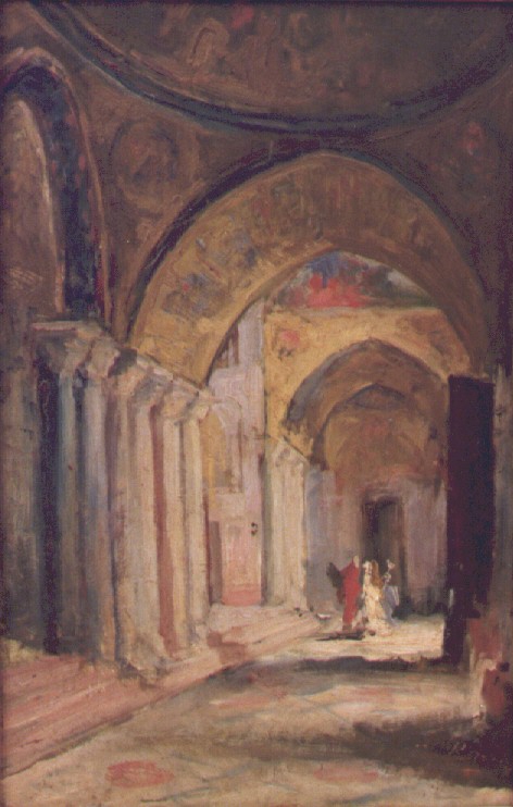 Atrio de San Marcos de Venecia, 1876, Ángel María de Barcia Pavón