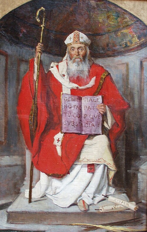 El obispo Osio, 1879, Ángel María de Barcia Pavón