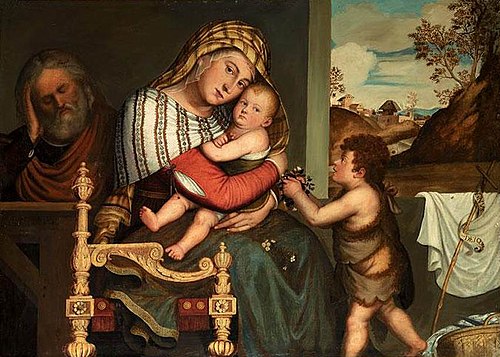 La Sainte Famille, 1595, Niccolò Frangipane