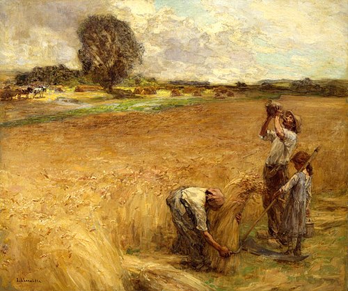 Harvester Drinking from a Flask, 1905, Léon Augustin Lhermitte