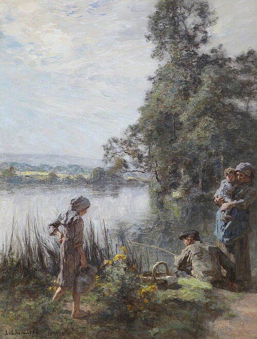 The Fisherman, 1900, Léon Augustin Lhermitte