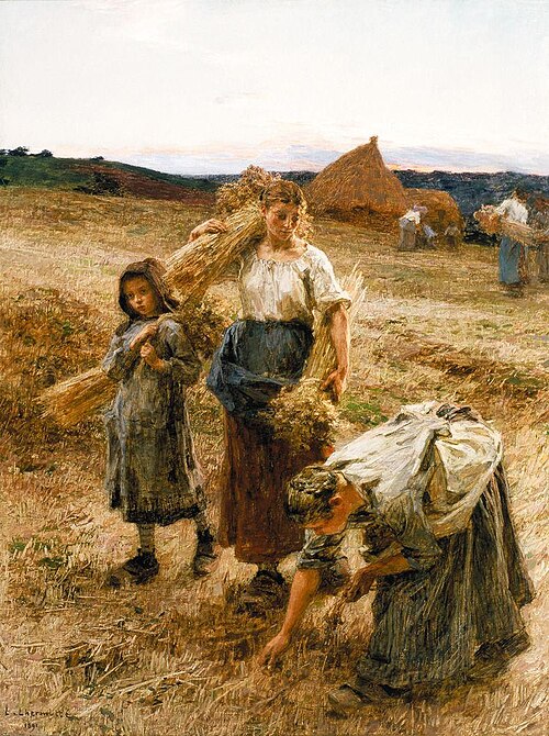 The Gleaners, End of the Day, 1891, Léon Augustin Lhermitte