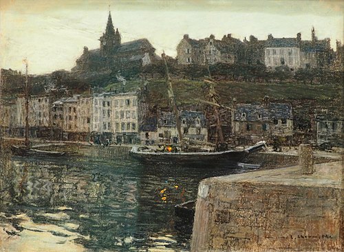 Der Hafen von Granville am Abend, 1892, Léon Augustin Lhermitte