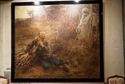 La Mort et le Bûcheron, 1893, Léon Augustin Lhermitte