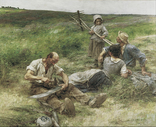 La Fenaison, 1887, Léon Augustin Lhermitte