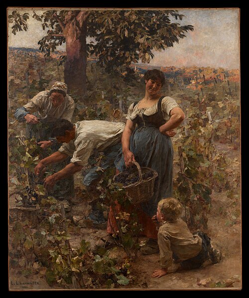 The Grape Harvest, 1884, Léon Augustin Lhermitte