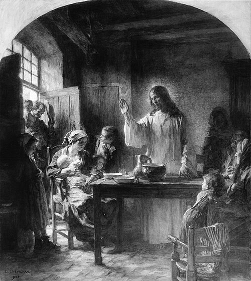 Among the Humble, 1905, Léon Augustin Lhermitte
