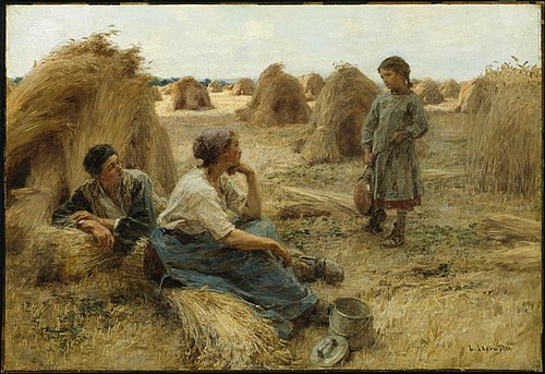 Wheatfield (Noonday Rest), 1886, Léon Augustin Lhermitte