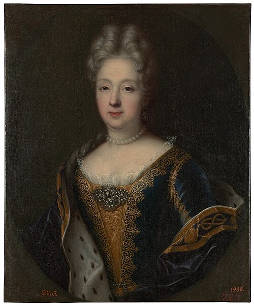 Maria Giovanna Battista Duchess of Savoy, 1702, Jacques Courtilleau