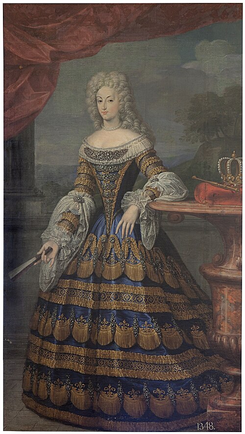Mariana de Neoburgo reina de España, 1700, Jacques Courtilleau