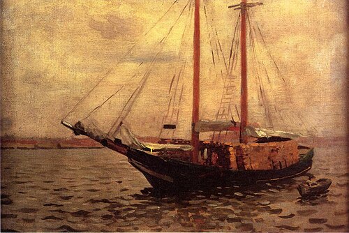 The Lumber Boat., 1897, Thomas Pollock Anshutz