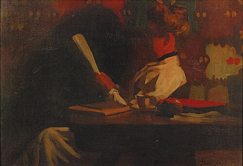 Woman in an interior, reading, , Thomas Pollock Anshutz